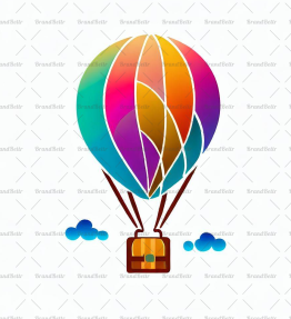 Reisender Heißluftballon